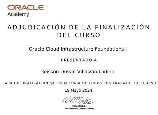 Oracle Cloud Infrastructure Foundations