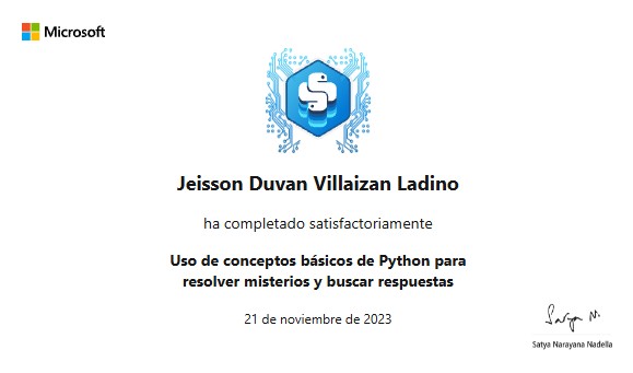 Uso de conceptos básicos de Python para resolver misterios y buscar respuestas