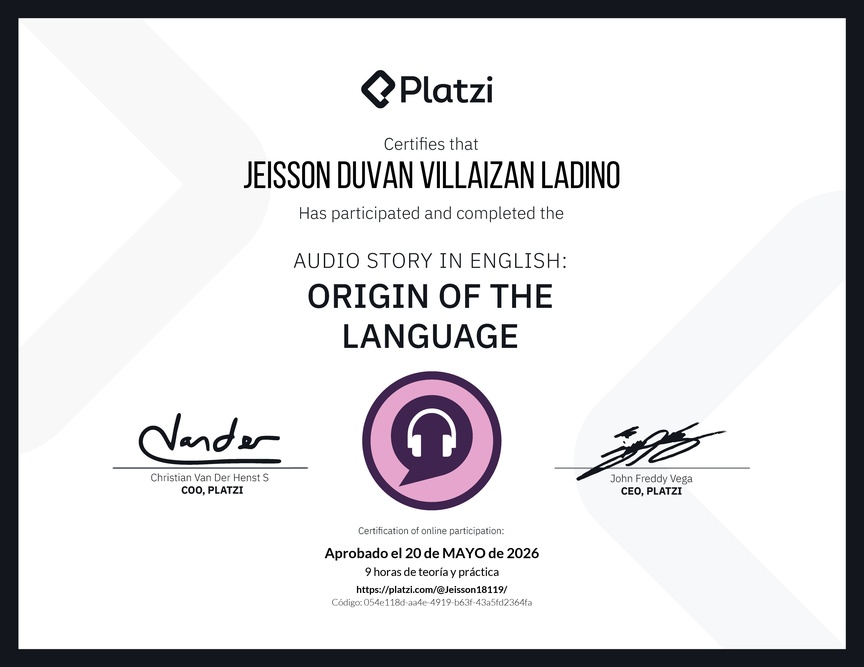 Audio Historia en Inglés: Origen del idioma